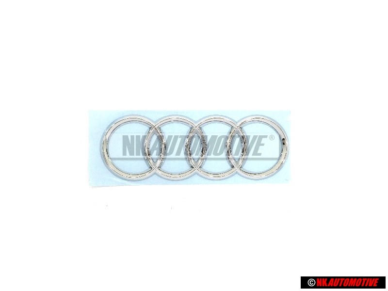 Genuine Audi Rings Rear Boot Badge Emblem Chrome - 420853742 2ZZ