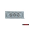 Genuine Audi Rings Rear Boot Badge Emblem Chrome - 8V0853742 2ZZ