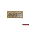 Genuine Audi Rings Front Grill Badge Emblem Chrome - 4S7853742E 2ZZ