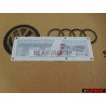 Genuine Audi TT RS Rear Boot Badge Emblem Chrome Red - 8J0853735A 2ZZ