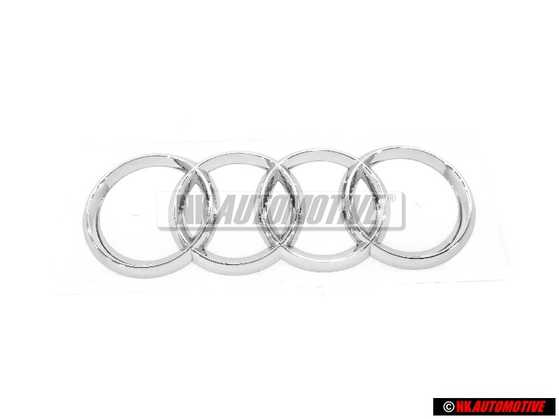 Genuine Audi Rings Rear Boot Badge Emblem Chrome - 8J0853742A 2ZZ