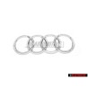 Genuine Audi Rings Rear Boot Badge Emblem Chrome - 8J0853742A 2ZZ