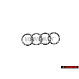 Genuine Audi Rings Rear Boot Badge Emblem Chrome - 8D9853742 2ZZ