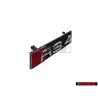 Genuine Audi RS4 Front Grill Badge Emblem Black Chrome Red - 8K0853736D 2ZZ