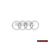 Genuine Audi Rings Rear Boot Badge Emblem Chrome - 8V4853742 2ZZ