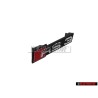 Genuine Audi RS3 Front Grill Badge Emblem Black Chrome Red - 8V5853736B 2ZZ