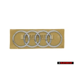 Genuine Audi Rings Rear Boot Badge Emblem Chrome - 8U0853742 2ZZ
