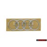 Genuine Audi Rings Rear Boot Badge Emblem Chrome - 8U0853742 2ZZ