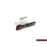 Genuine Audi RSQ3 Front Grill Badge Emblem Black Chrome Red - 83A853736A 2ZZ