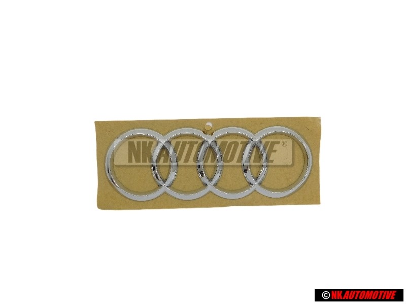 Genuine Audi Rings Rear Boot Badge Emblem Chrome - 8V7853742 2ZZ