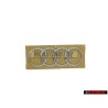 Genuine Audi Rings Rear Boot Badge Emblem Chrome - 8V7853742 2ZZ