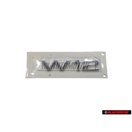 Genuine Audi W12 Rear Boot Badge Emblem Chrome - 4H0853743B 2ZZ
