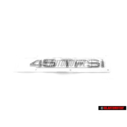 Genuine Audi 45 TFSI Rear Boot Badge Emblem Chrome - 4H0853744A 2ZZ