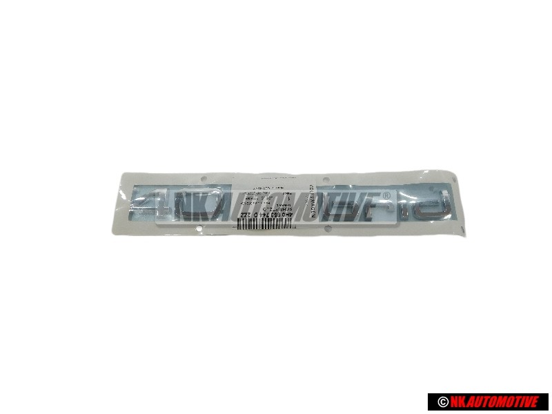Genuine Audi 40 HYBRID Rear Boot Badge Emblem Chrome - 4H0853744D 2ZZ