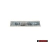 Genuine Audi 40 HYBRID Rear Boot Badge Emblem Chrome - 4H0853744D 2ZZ