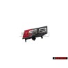 Genuine Audi S8 Front Grill Badge Emblem Black Chrome Red - 4H0853740A