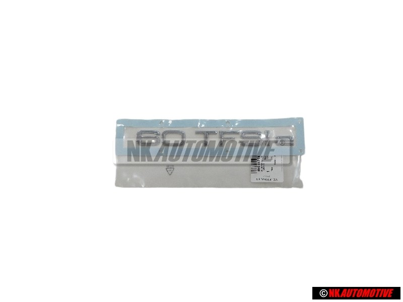 Genuine Audi 60 TFSI E Rear Boot Badge Emblem Chrome - 4N0853744E 2ZZ