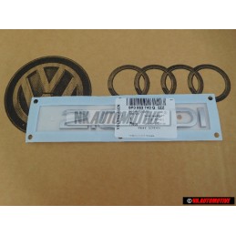 Genuine Audi 2.0 TDI Rear Boot Badge Emblem Chrome - 8P0853743G 2ZZ