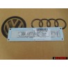 Genuine Audi 2.0 TDI Rear Boot Badge Emblem Chrome - 8P0853743G 2ZZ