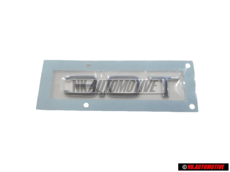 Genuine Audi 3.0T Rear Boot Badge Emblem Chrome - 4F0853743P 2ZZ
