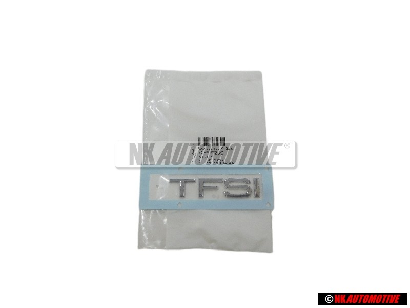 Genuine Audi TFSI Rear Boot Badge Emblem Chrome - 8X0853737A 2ZZ
