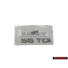 Genuine Audi 55 TDI Rear Boot Badge Emblem Chrome - 4G8853744A 2ZZ
