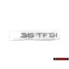 Genuine Audi 35 TFSI Rear Boot Badge Emblem Chrome - 8K0853744A 2ZZ