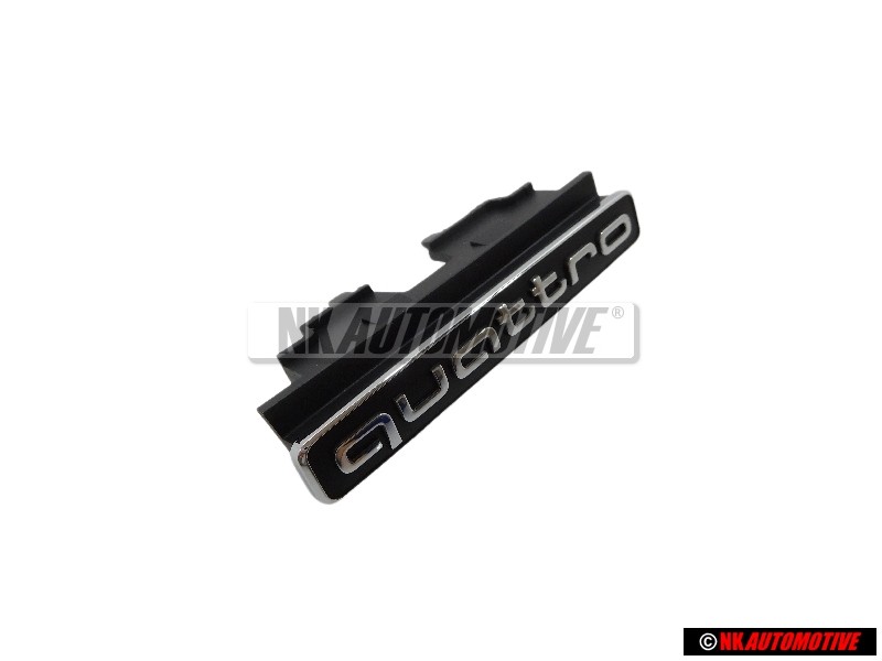Genuine Audi QUATTRO Front Grill Badge Emblem Black Chrome - 4G0853736G 2ZZ