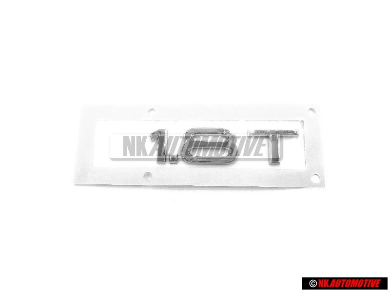 Genuine Audi 1.8T Rear Boot Badge Emblem Chrome - 8H0853743B 2ZZ