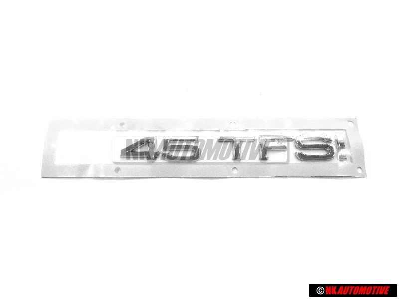 Genuine Audi 45 TFSI Rear Boot Badge Emblem Chrome - 8J0853744 2ZZ