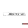 Genuine Audi 45 TFSI Rear Boot Badge Emblem Chrome - 8J0853744 2ZZ