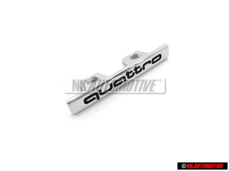 Genuine Audi QUATTRO Front Grill Badge Emblem Chrome - 8K9853736A 2ZZ