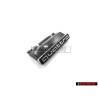 Genuine Audi QUATTRO Front Grill Badge Emblem Black Chrome - 8W0853736 2ZZ