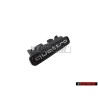 Genuine Audi QUATTRO Front Grill Badge Emblem Black Chrome - 8W0853736D 2ZZ