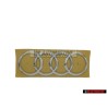 Genuine Audi Rings Rear Boot Badge Emblem Chrome - 8W5853742 2ZZ