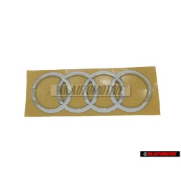Genuine Audi Rings Rear Boot Badge Emblem Chrome - 8Y4853742 2ZZ