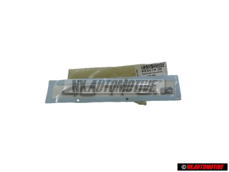 Genuine Audi 40 TFSI E Rear Boot Badge Emblem Chrome - 8Y0853744 2ZZ