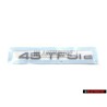 Genuine Audi 45 TFSI E Rear Boot Badge Emblem Chrome - 8Y0853744A 2ZZ