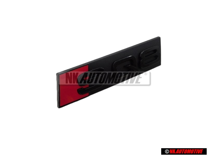 Genuine Audi SQ8 Front Grill Badge Emblem Black Red - 4M8853748 T94