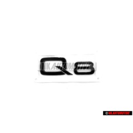 Genuine Audi Q8 Rear Boot Badge Emblem Black - 4M8071803