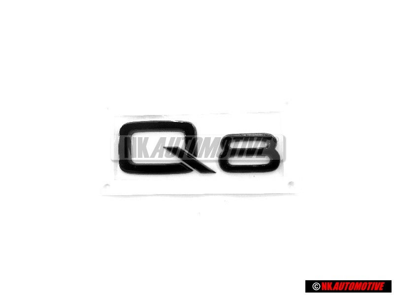 Genuine Audi Q8 Rear Boot Badge Emblem Black - 4M8071803