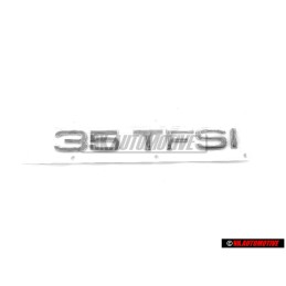 Genuine Audi 35 TFSI Rear Boot Badge Emblem Chrome - 8U0853744