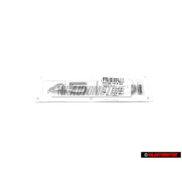 Genuine Audi 45 TDI Rear Boot Badge Emblem Chrome - 4H0853744E 2ZZ