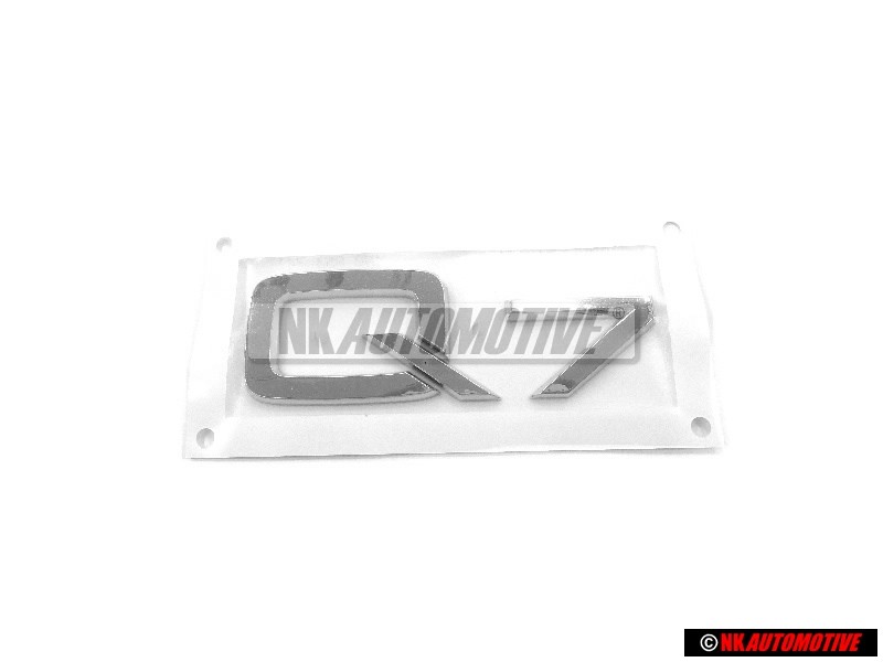Genuine Audi Q7 Rear Boot Badge Emblem Chrome - 4M0853741 2ZZ