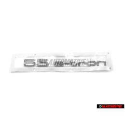 Genuine Audi 55 E-TRON Rear Boot Badge Emblem Chrome - 4K0853744 2ZZ