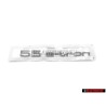 Genuine Audi 55 E-TRON Rear Boot Badge Emblem Chrome - 4K0853744 2ZZ