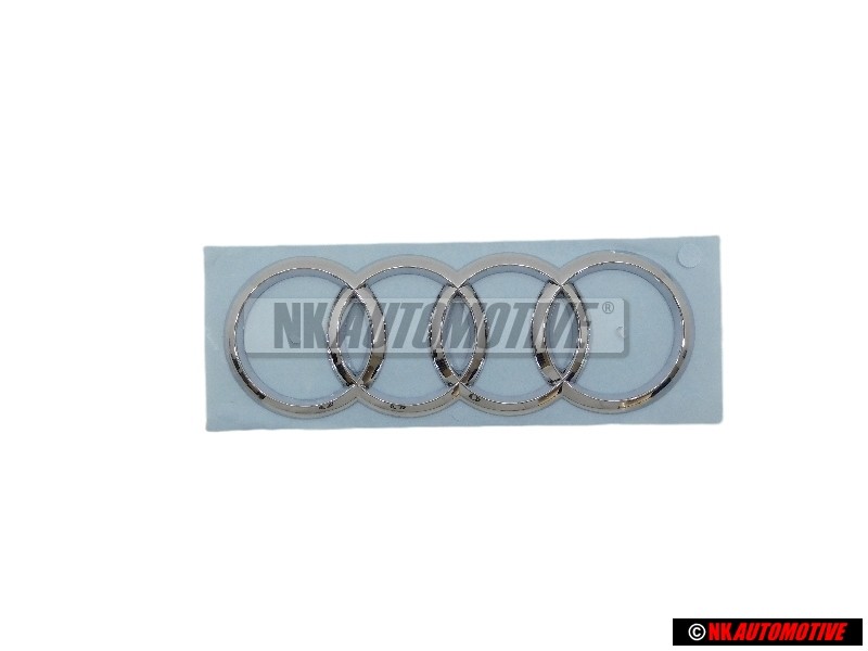 Genuine Audi Rings Rear Boot Badge Emblem Chrome - 4G5853742 2ZZ