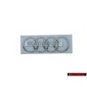 Genuine Audi Rings Rear Boot Badge Emblem Chrome - 4G5853742 2ZZ