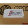 Genuine Audi S3 Rear Boot Badge Emblem Chrome Red - 8L0853735 2ZZ