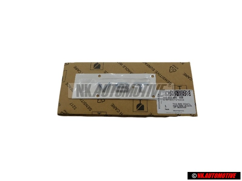Genuine Audi V8T Side Badge Emblem Chrome - 4H0853601 2ZZ